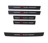 QMMMNH 5Pcs Car Door Sill Protectors Strips,for Dacia Duster 2 3 2018-2024 2025 Non-Slip Anti Scratch Scuff Carbon Fiber Car Kick Plates,Styling Accessories,B
