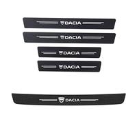 QMMMNH 5Pcs Car Door Sill Protectors Strips,for Dacia Duster 2 3 2018-2024 2025 Non-Slip Anti Scratch Scuff Carbon Fiber Car Kick Plates,Styling Accessories,A