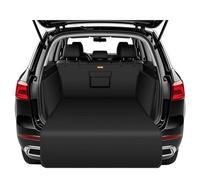 QMMMNH Dog Boot Liner,for Volvo C40 Recharge EV 2022-2024,Waterproof Scratch Resistant Car Boot Protector Non Slip Heavy Duty Pet Cargo Cover Mat with Bumper Flap,D