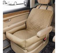 QMMMNH Dog Car Seat,for Kia Rio Hatchback 2012-2022 2023 2024,Water Proof,Breathable,Portable,with Safety Belt,Soft and comfortable,for Travel Road Trip,D