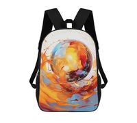 QMNALP 17-Inch Laptop Backpack for Women & Men,Large Capacity EDC Daypack,cute Brightly Colored Spheres Printed Travel Backpack Fits Computer,Books,Daily Essentials