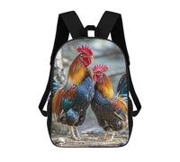 QMNALP 17-Inch Laptop Backpack for Women & Men,Large Capacity EDC Daypack,cute Chicken Under The Tree Printed Travel Backpack Fits Computer,Books,Daily Essentials