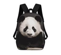 QMNALP 17-Inch Laptop Backpack for Women & Men,Large Capacity EDC Daypack,cute Cute Black And White Panda Printed Travel Backpack Fits Computer,Books,Daily Essentials