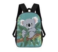 QMNALP 17-Inch Laptop Backpack for Women & Men,Large Capacity EDC Daypack,cute Koala Vine Cartoon Printed Travel Backpack Fits Computer,Books,Daily Essentials