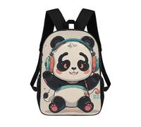 QMNALP 17-Inch Laptop Backpack for Women & Men,Large Capacity EDC Daypack,cute Panda Printed Travel Backpack Fits Computer,Books,Daily Essentials