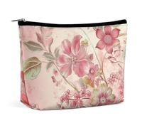 QMNALP Large Capacity Small Makeup Bag for Purse Portable Travel Toiletry Bag Boho Big British Country Style Printed Makeup Pouch,Gifts for Women