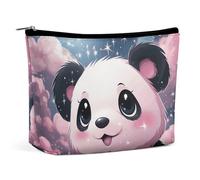 QMNALP Large Capacity Small Makeup Bag for Purse Portable Travel Toiletry Bag Boho Big Panda Printed Makeup Pouch,Gifts for Women