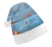 QMNALP Personalized Christmas Hat 17.1 * 11.7in Soft Cute Things on The Ground Printed Santa Hat for New Year Party Supplies & Gifts