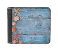 QMNALP Personalized Slim Bifold Leather Wallet for Men,Front Pocket Multiple Card Holder Things on The Ground Printed Wallets,Gift for Men And Women