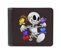 QMNALP Personalized Slim Bifold Leather Wallet for Men,Front Pocket Multiple Card Holder Undertail Printed Wallets,Gift for Men And Women
