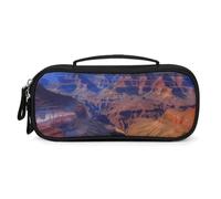 QMNALP Unisex Cute Pencil Case Small Pencil Pouch Large Beauty Grand Canyon Printed Storage Organizer Multipurpose with Easy Grip Handle