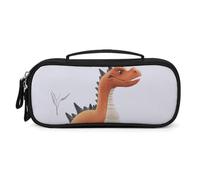 QMNALP Unisex Cute Pencil Case Small Pencil Pouch Large Funny Dragon Printed Storage Organizer Multipurpose with Easy Grip Handle