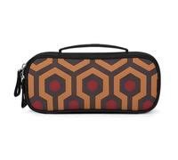 QMNALP Unisex Cute Pencil Case Small Pencil Pouch Large Shining Overlook Printed Storage Organizer Multipurpose with Easy Grip Handle