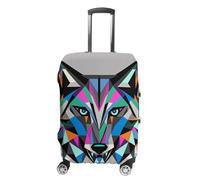 QMNBTES Carry on Luggage Cover Coyote Wolf Beast Suitcase Covers for Luggages Tsa Approved Travel Luggage Sleeve Protector Elastic Suitcase Protector Anti-Scratch Washable Fits 19-30 Inch Case