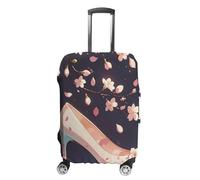 QMNBTES Carry on Luggage Cover Crystal High Heels Suitcase Covers for Luggages Tsa Approved Travel Luggage Sleeve Protector Elastic Suitcase Protector Anti-Scratch Washable Fits 19-30 Inch Case