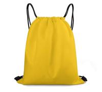 QMNBTES Milk Duck Yellow Drawstring Backpack Foldable Gym Sackpack for Basketball Soccer Swim Yoga Sport Gear Beach
