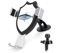 QMNBTES Tuna Thunnus Car Phone Holder Car Phone Mount Phone Holders for Your Car Car Phone Holder Mount Car Vent Phone Mount Dashboard Cell Phone Holder Suction Cup Phone Mount