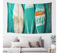 QMNEHJ Tapestry Wall Hanging for Bedroom Surfboard in Vintage Style Wall Tapestry Aesthetic Hanging Tapestries Decorative Wall Art Modern Abstract Wall Blanket for Living Room Dorm 60 x 40 Inch