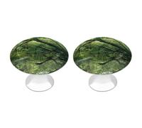 QMNLKH an Ancient Swamp Cabinet Knobs for Home, Round Drawer Pulls for Kitchen, Personalized Cupboard Handles with Screw, Fashion Dresser Knobs for Office, Drawer Handles, 2 Packs