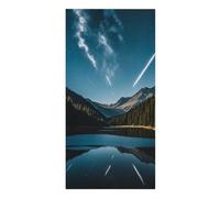 QMNLKH Meteors in The Night Sky Beach Towel for Women, Large Microfiber Pool Towel for Men, Absorbent Swim Towels for Home, Lightweight Bath Towels for Camping, Yoga, 30.3"x61.4"