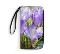 QMNLKH Stylish And Durable Many Zombie Printed Leather Wallet: A Must-have Storage Bag for The Holidays, Suitable for Storing ID Cards, Various Cards And Change, Saffron, 19.7x10.5cm