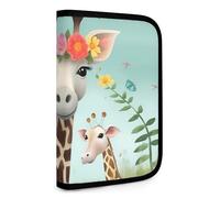 QMNRTK Animals Flower Multifunctional Compact Wallet Id Stronghold Waltlet Credit Card Holder Wallet Zipper Leather Case Purse Rfid Blocking Bifold Wallet for Men Women, style, One Size