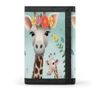QMNRTK Animals Flower Triple Fold Wallet,Slim Wallet Personalized Engraved Rfid Blocking Wallet for Men And Women, style, One Size