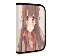 QMNRTK Anime Little Girl Multifunctional Compact Wallet Id Stronghold Waltlet Credit Card Holder Wallet Zipper Leather Case Purse Rfid Blocking Bifold Wallet for Men Women, style, One Size