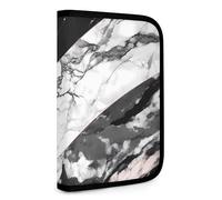 QMNRTK Black White Marble Multifunctional Compact Wallet Id Stronghold Waltlet Credit Card Holder Wallet Zipper Leather Case Purse Rfid Blocking Bifold Wallet for Men Women, style, One Size