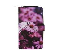 QMNRTK Butterfly Flower Credit Card Wallet Rfid Blocking Slim Bifold Genuine Leather Minimalist Front Pocket Wallets Keychain Wallet for Men And Women, style, 19.7x11x3.5cm