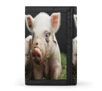 QMNRTK Cleanest Animals Triple Fold Wallet,Slim Wallet Personalized Engraved Rfid Blocking Wallet for Men And Women, style, One Size
