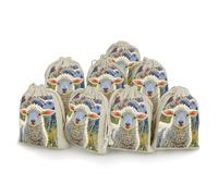 QMNRTK Color Sheep 8 PCS Muslin Bags with Drawstring Sachet Bags Empty Small Cotton Drawstring Bag Muslin Reusable & Washable Cotton Bag for Herb Spice Candy Soap Jewelry Wedding Gift Pouches