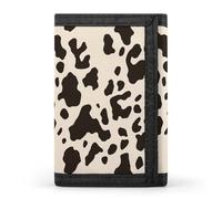 QMNRTK Cow Print Triple Fold Wallet,Slim Wallet Personalized Engraved Rfid Blocking Wallet for Men And Women, style, One Size