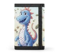 QMNRTK Cute Dinosaurs Triple Fold Wallet,Slim Wallet Personalized Engraved Rfid Blocking Wallet for Men And Women, style, One Size