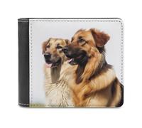 QMNRTK Dog Leather Wallet Bifold Wallet for Men Women Rfid Blocking Bifold, Extra Capacity Ultra Strong Stitching Slim Billfold with 8 Card Slots, style, One Size