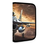 QMNRTK Falcon Fighter Multifunctional Compact Wallet Id Stronghold Waltlet Credit Card Holder Wallet Zipper Leather Case Purse Rfid Blocking Bifold Wallet for Men Women, style, One Size