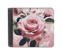 QMNRTK Floral3 Leather Wallet Bifold Wallet for Men Women Rfid Blocking Bifold, Extra Capacity Ultra Strong Stitching Slim Billfold with 8 Card Slots, style, One Size