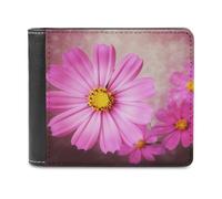 QMNRTK Flower Leather Wallet Bifold Wallet for Men Women Rfid Blocking Bifold, Extra Capacity Ultra Strong Stitching Slim Billfold with 8 Card Slots, style, One Size