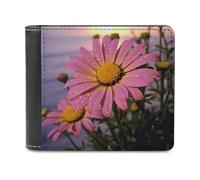 QMNRTK Flower Leather Wallet Bifold Wallet for Men Women Rfid Blocking Bifold, Extra Capacity Ultra Strong Stitching Slim Billfold with 8 Card Slots, style, One Size