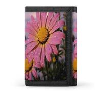 QMNRTK Flower Triple Fold Wallet,Slim Wallet Personalized Engraved Rfid Blocking Wallet for Men And Women, style, One Size