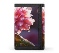 QMNRTK Flower Triple Fold Wallet,Slim Wallet Personalized Engraved Rfid Blocking Wallet for Men And Women, style, One Size