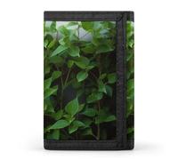QMNRTK Green Plant Triple Fold Wallet,Slim Wallet Personalized Engraved Rfid Blocking Wallet for Men And Women, style, One Size