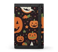 QMNRTK Happy Halloween Triple Fold Wallet,Slim Wallet Personalized Engraved Rfid Blocking Wallet for Men And Women, style, One Size