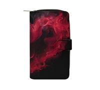 QMNRTK Heart Shaped Smoke Credit Card Wallet Rfid Blocking Slim Bifold Genuine Leather Minimalist Front Pocket Wallets Keychain Wallet for Men And Women, style, 19.7x11x3.5cm