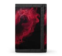 QMNRTK Heart Shaped Smoke Triple Fold Wallet,Slim Wallet Personalized Engraved Rfid Blocking Wallet for Men And Women, style, One Size