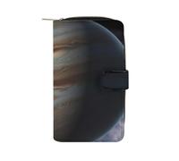 QMNRTK Jupiter Landscape Credit Card Wallet Rfid Blocking Slim Bifold Genuine Leather Minimalist Front Pocket Wallets Keychain Wallet for Men And Women, style, 19.7x11x3.5cm