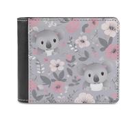 QMNRTK Koala Pattern Leather Wallet Bifold Wallet for Men Women Rfid Blocking Bifold, Extra Capacity Ultra Strong Stitching Slim Billfold with 8 Card Slots, style, One Size