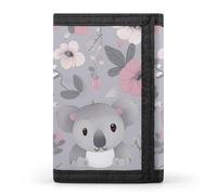 QMNRTK Koala Pattern Triple Fold Wallet,Slim Wallet Personalized Engraved Rfid Blocking Wallet for Men And Women, style, One Size