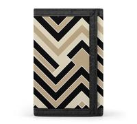 QMNRTK Light Black And Beige Triple Fold Wallet,Slim Wallet Personalized Engraved Rfid Blocking Wallet for Men And Women, style, One Size