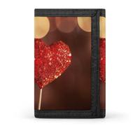 QMNRTK Love Heart Triple Fold Wallet,Slim Wallet Personalized Engraved Rfid Blocking Wallet for Men And Women, style, One Size